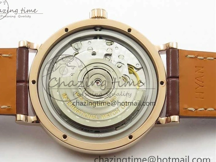 MIROTIME 0313 Portofino 37mm RG V7F 1:1 Best Edition Gray Dial on Deep Brown Leather Strap A SunProtective 7090